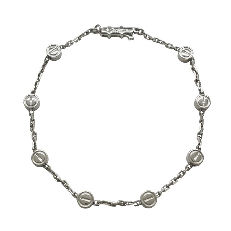 カルティエ Cartier ラブパスティーユブレス ホワイトゴールド K18WG ジュエリー