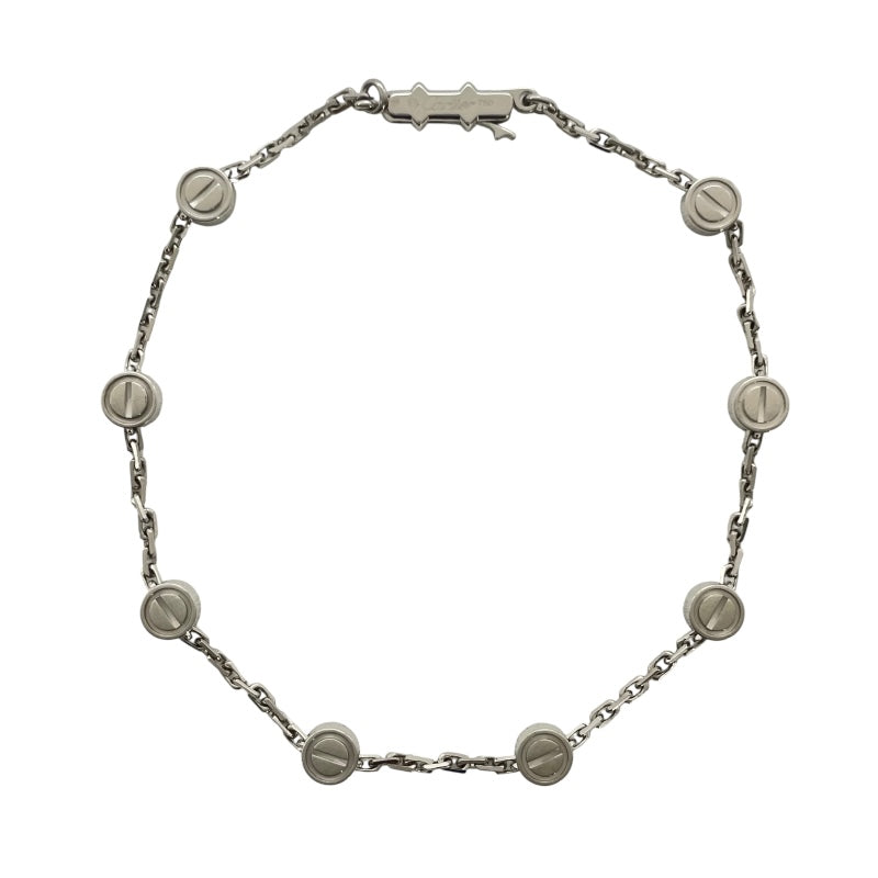 カルティエ Cartier ラブパスティーユブレス ホワイトゴールド K18WG ジュエリー