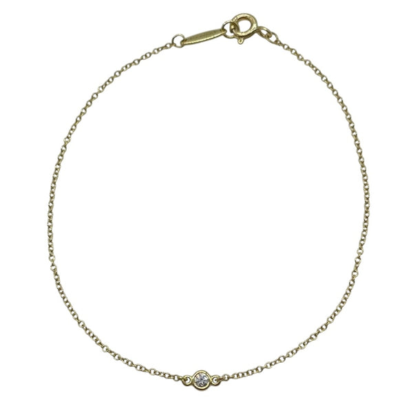 ティファニー TIFFANY＆CO バイザヤードブレス イエローゴールド Au750 ダイヤモンド ジュエリー