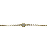 ティファニー TIFFANY＆CO バイザヤードブレス イエローゴールド Au750 ダイヤモンド ジュエリー