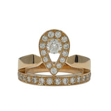 ショーメ CHAUMET ジョゼフィーヌリング ピンクゴールド Au750 ダイヤモンド ジュエリー