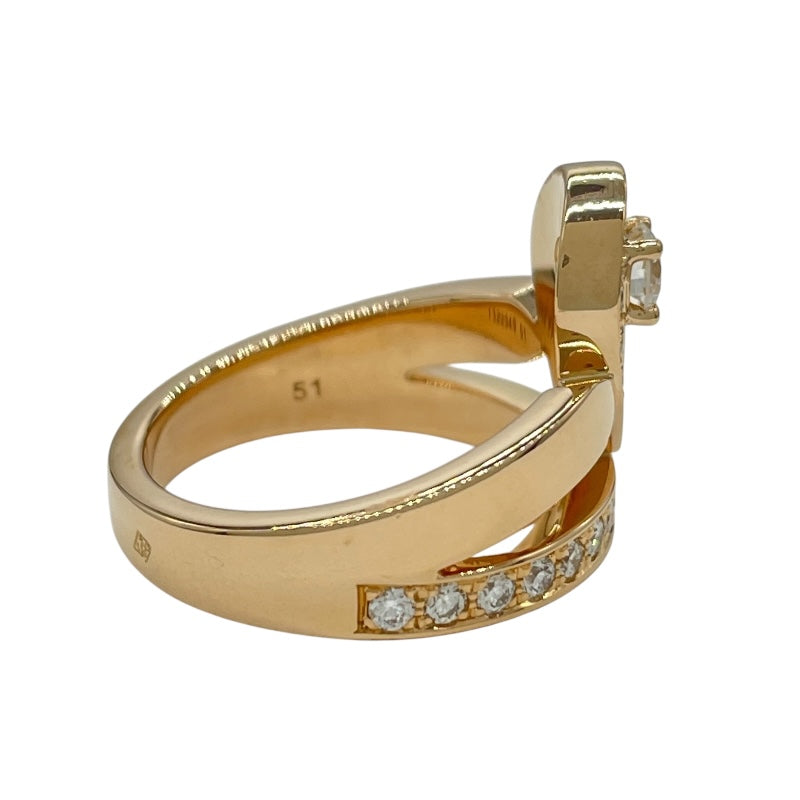 ショーメ CHAUMET ジョゼフィーヌリング ピンクゴールド Au750 ダイヤモンド ジュエリー