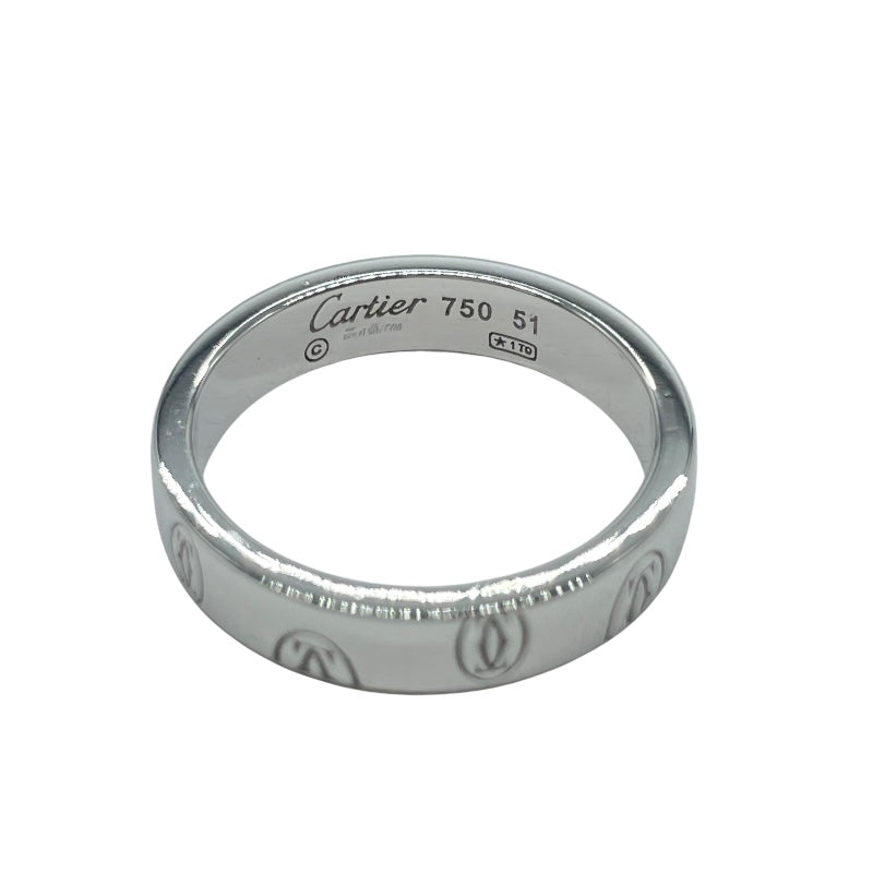 カルティエ Cartier ハッピーバースデーリングSM ホワイトゴールド 750 ジュエリー