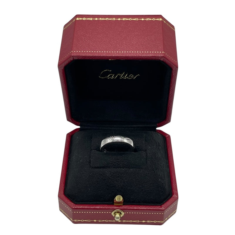 カルティエ Cartier ハッピーバースデーリングSM ホワイトゴールド 750 ジュエリー