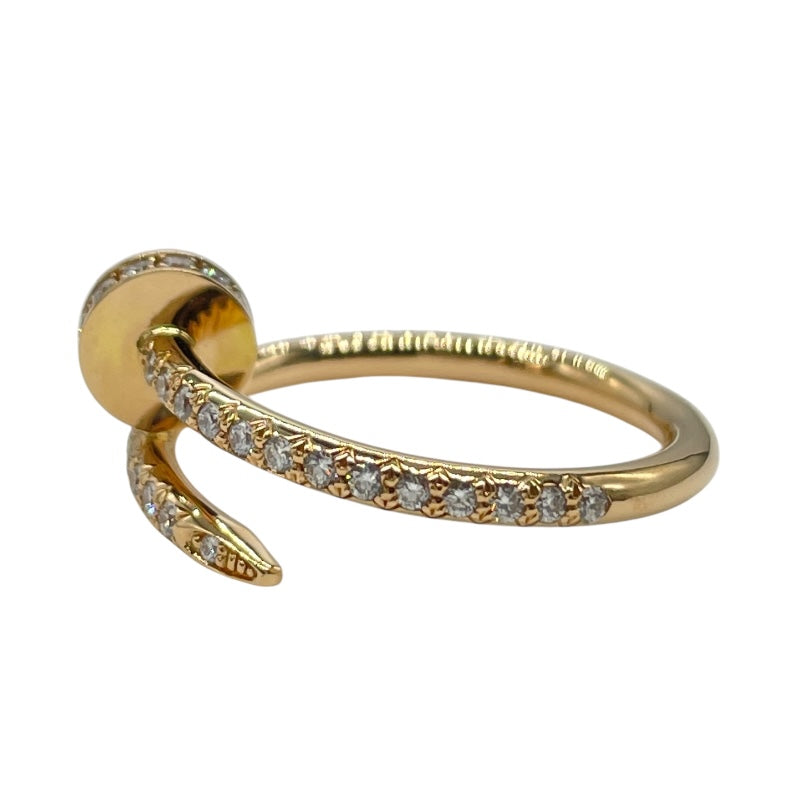 カルティエ Cartier ジュストアンクルダイヤリングSM ピンクゴールド Au750 ダイヤモンド ジュエリー