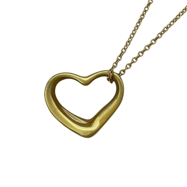 ティファニー TIFFANY＆CO オープンハートネックレス K18YG ジュエリー