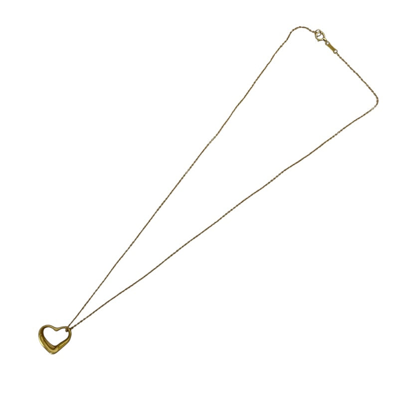 ティファニー TIFFANY＆CO オープンハートネックレス K18YG ジュエリー