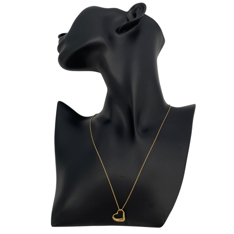 ティファニー TIFFANY＆CO オープンハートネックレス K18YG ジュエリー