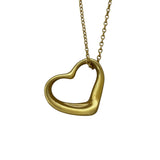 ティファニー TIFFANY＆CO オープンハートネックレス K18YG ジュエリー