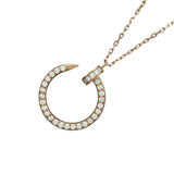 カルティエ Cartier ジュスト アン クル ダイヤ ネックレス B7224893 K18PG ダイヤモンド ジュエリー