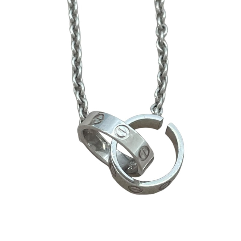 う*つ様 Cartier シルバーネックレス カルティエ Cドゥカルティエ ネックレス シルバー K18ホワイトゴールド