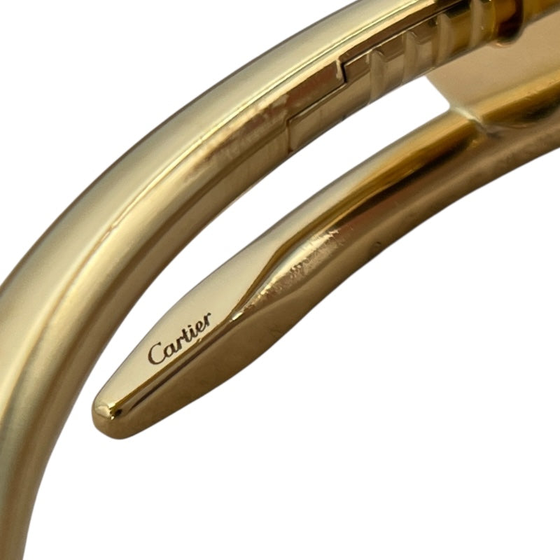 カルティエ Cartier ジュスト アン クル ブレスレット #17 K18YG ジュエリー
