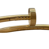 カルティエ Cartier ジュスト アン クル ブレスレット #17 K18YG ジュエリー