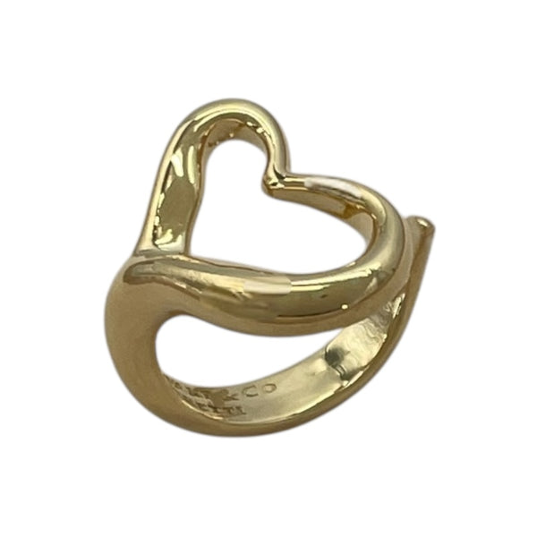 ティファニー TIFFANY＆CO オープンハートリング 約16号 K18YG ジュエリー