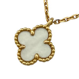 ヴァンクリーフ＆アーペル Van Cleef & Arpels スウィート アルハンブラ ネックレス ゴールド Au750/MOP ジュエリー