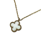 ヴァンクリーフ＆アーペル Van Cleef & Arpels スウィート アルハンブラ ネックレス ゴールド Au750/MOP ジュエリー