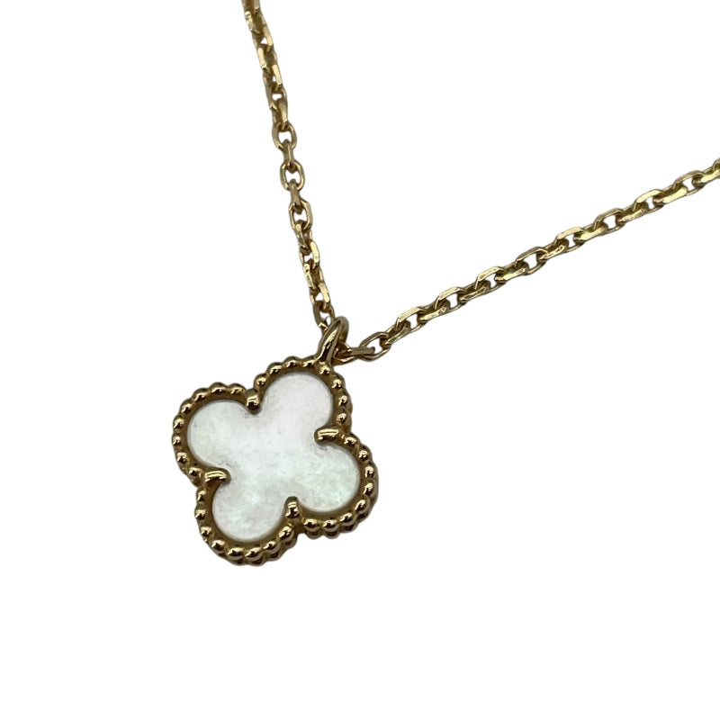 ヴァンクリーフ＆アーペル Van Cleef & Arpels スウィート アルハンブラ ネックレス ゴールド Au750/MOP ジュエリー