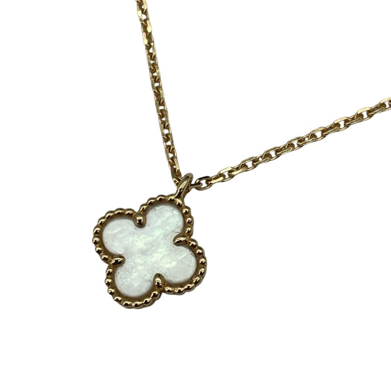 ヴァンクリーフ＆アーペル Van Cleef & Arpels スウィート アルハンブラ ネックレス ゴールド Au750/MOP ジュエリー