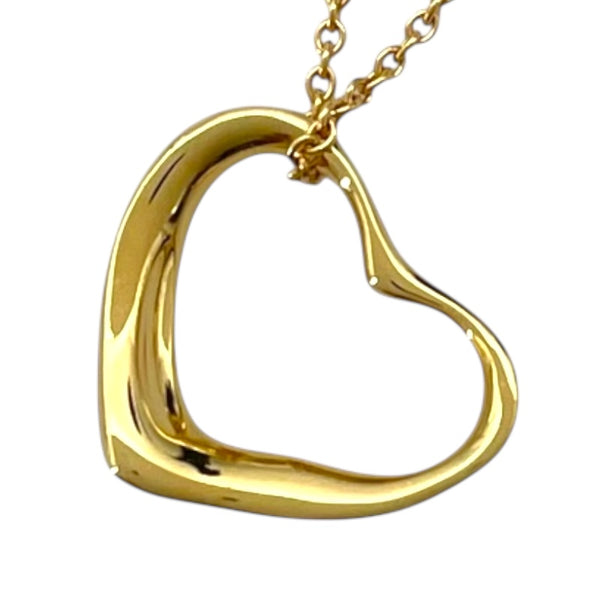 ティファニー TIFFANY＆CO オープンハートネックレス ゴールド K18YG ジュエリー