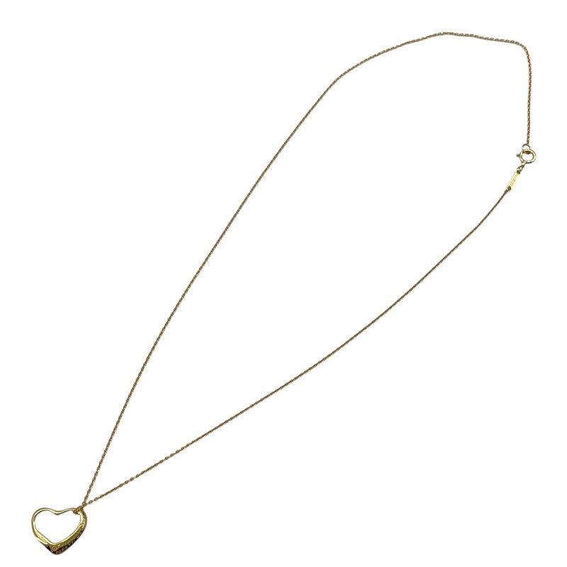ティファニー TIFFANY＆CO オープンハートネックレス ゴールド K18YG ジュエリー