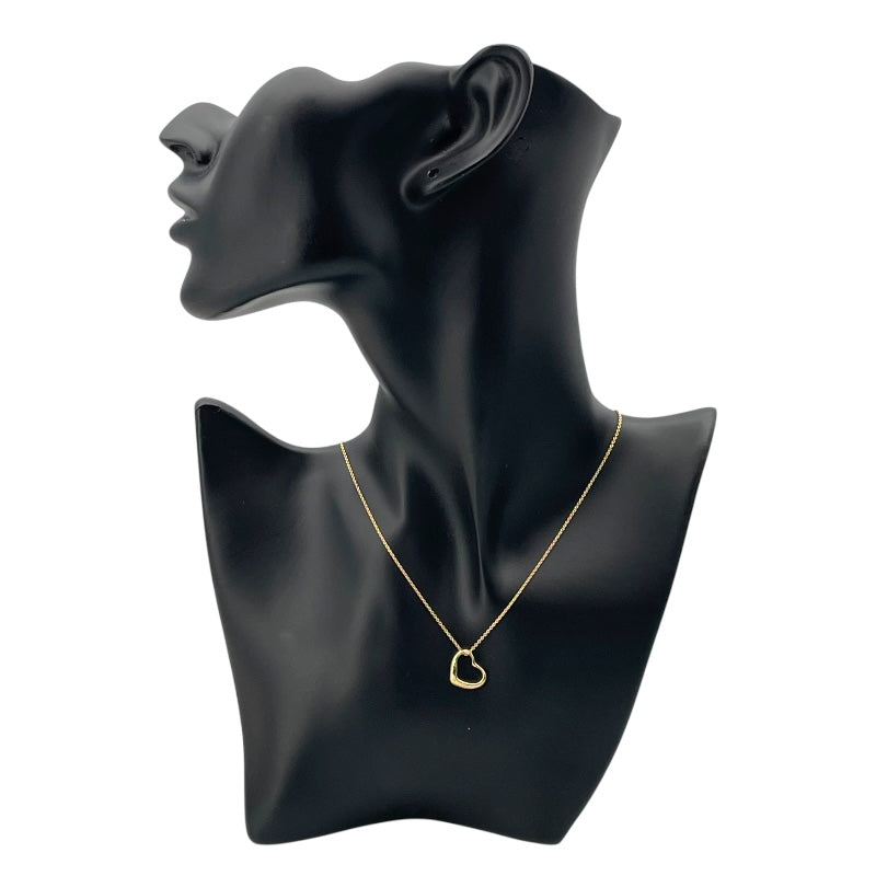 ティファニー TIFFANY＆CO オープンハートネックレス ゴールド K18YG ジュエリー