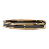 ブルガリ BVLGARI ビーゼロワンバングル ピンクゴールド Au750/SS ジュエリー