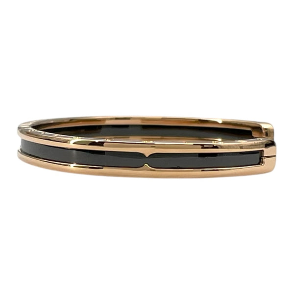 ブルガリ BVLGARI ビーゼロワンバングル ピンクゴールド Au750/SS ジュエリー