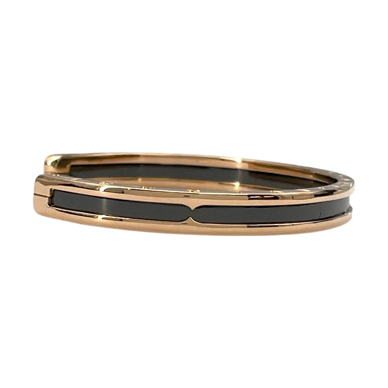 ブルガリ BVLGARI ビーゼロワンバングル ピンクゴールド Au750/SS ジュエリー