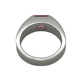 カルティエ Cartier タンクリング ホワイトゴールド 750/ピンクトルマリン ジュエリー