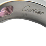 カルティエ Cartier タンクリング ホワイトゴールド 750/ピンクトルマリン ジュエリー