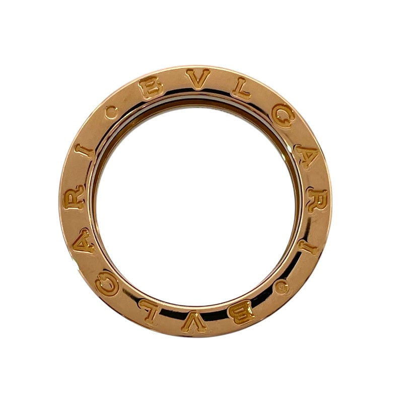 ブルガリ Bゼロ1 Au750 セラミックリング 8.5号 ブルガリ BVLGARI ビーゼロワンリング ピンクゴールド Au750