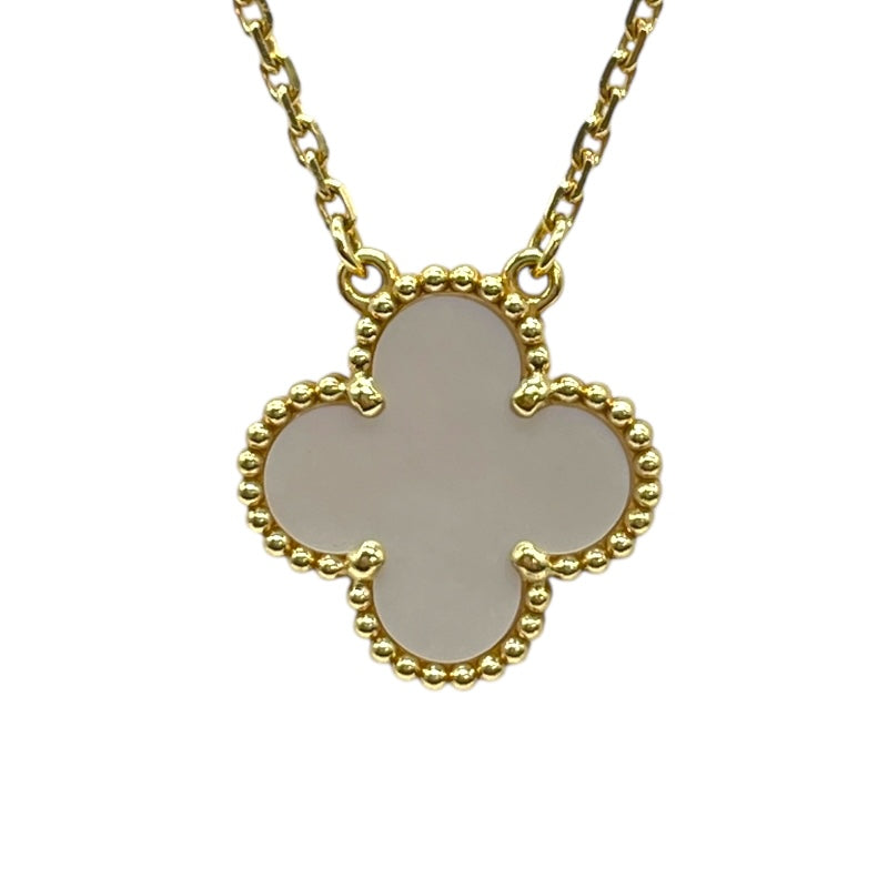 ヴァンクリーフ＆アーペル Van Cleef & Arpels ヴィンテージアルハンブラネックレス ゴールド Au750/マザーオブパール ジュエリー