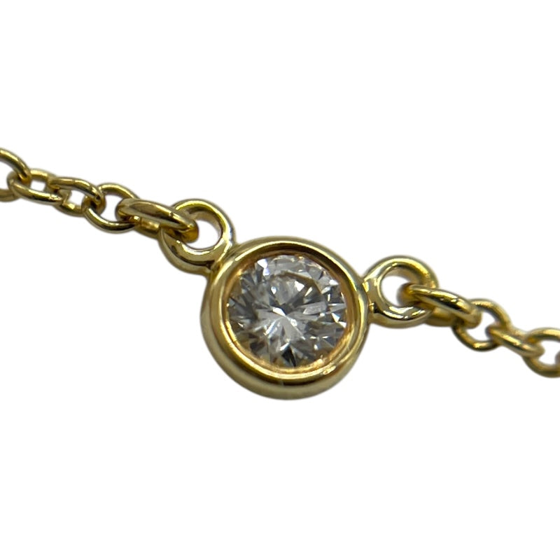 ティファニー TIFFANY＆CO バイザヤードネックレス ゴールド 750/ダイヤモンド ジュエリー