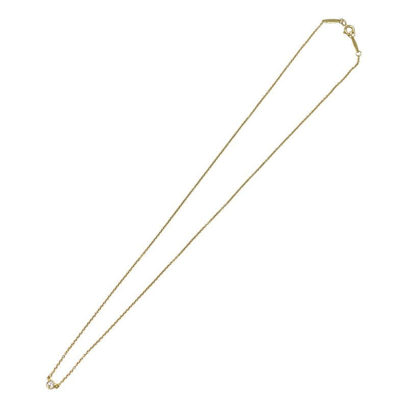 ティファニー TIFFANY＆CO バイザヤードネックレス ゴールド 750/ダイヤモンド ジュエリー