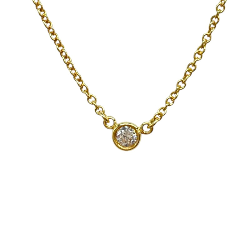 ティファニー TIFFANY＆CO バイザヤードネックレス ゴールド 750/ダイヤモンド ジュエリー