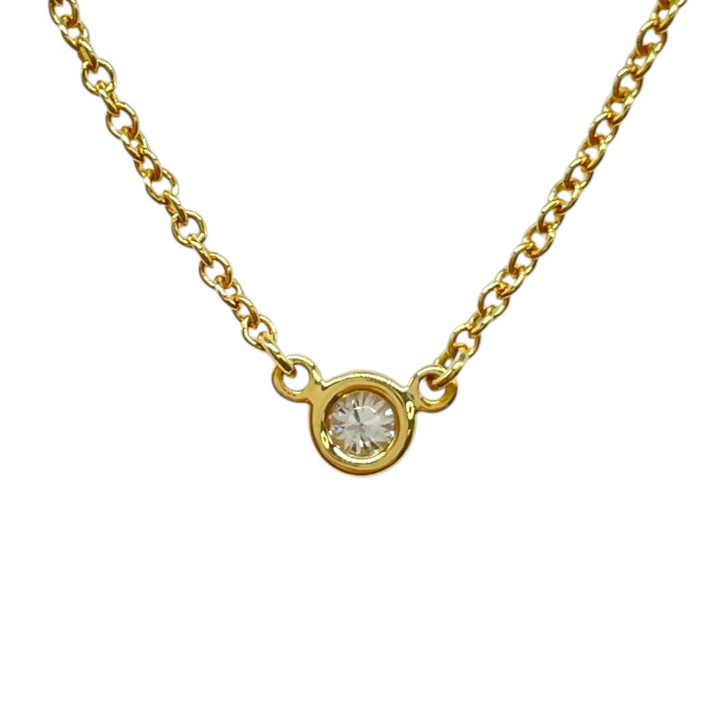 ティファニー TIFFANY＆CO バイザヤードネックレス ゴールド 750/ダイヤモンド ジュエリー