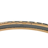 ブルガリ BVLGARI ビーゼロワンバングルS ピンクゴールド Au750/スチール ジュエリー