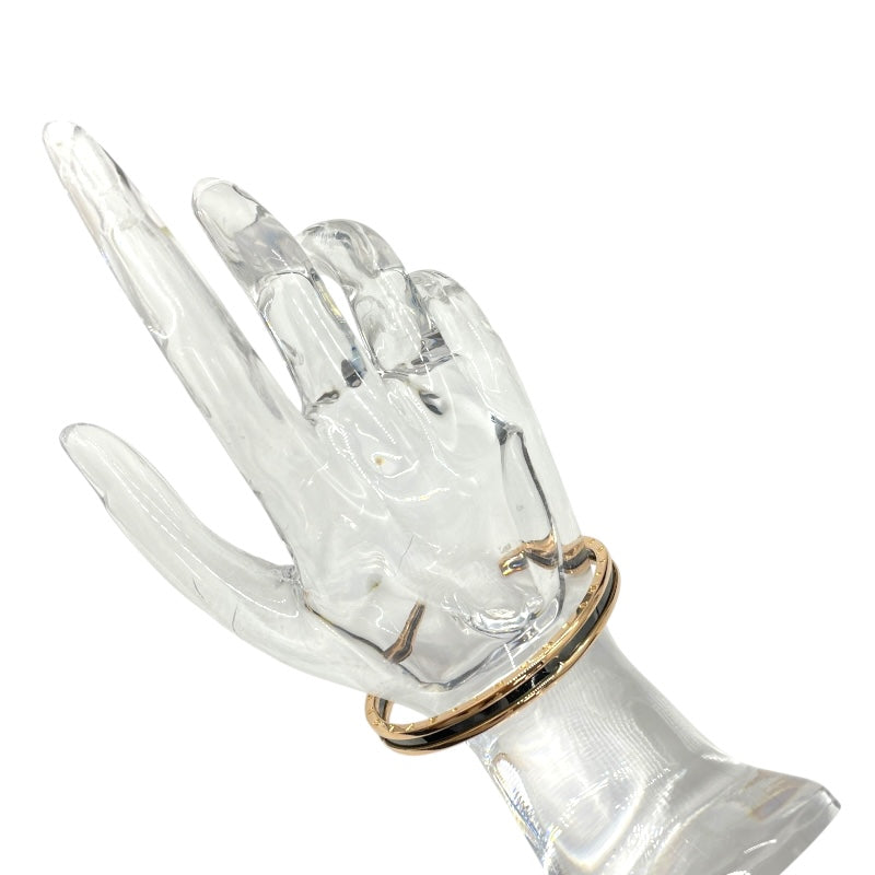 ブルガリ BVLGARI ビーゼロワンバングルS ピンクゴールド Au750/スチール ジュエリー