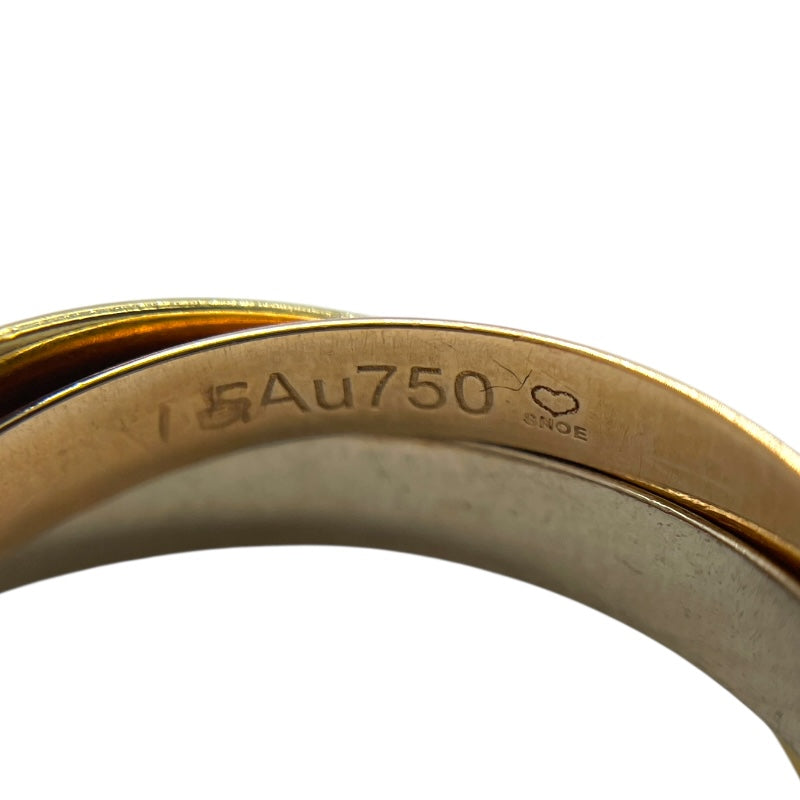 カルティエ Cartier トリニティリング ピンクゴールド×ホワイトゴールド×ゴールド Au750 ジュエリー