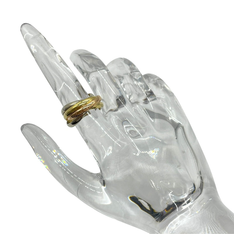 カルティエ Cartier トリニティリングSM 5連 ピンクゴールド×ホワイトゴールド×ゴールド 750 ジュエリー