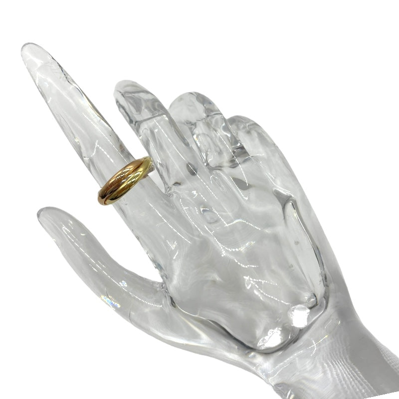 カルティエ Cartier トリニティリングSM ピンクゴールド×ホワイトゴールド×ゴールド Au750 ジュエリー