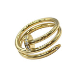 カルティエ Cartier ジュストアンクルダブル ゴールド Au750/ダイヤモンド ジュエリー