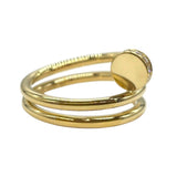 カルティエ Cartier ジュストアンクルダブル ゴールド Au750/ダイヤモンド ジュエリー