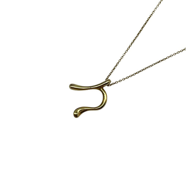 ティファニー TIFFANY＆CO レターネックレス ゴールド 750 ジュエリー