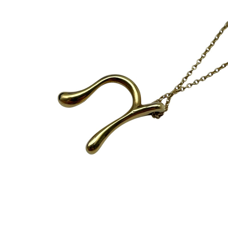 ティファニー TIFFANY＆CO レターネックレス ゴールド 750 ジュエリー