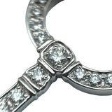 ティファニー TIFFANY＆CO オーバルキーネックレス ラージ プラチナ/ホワイトゴールド Pt950/Au750 ジュエリー