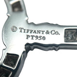 ティファニー TIFFANY＆CO オーバルキーネックレス ラージ プラチナ/ホワイトゴールド Pt950/Au750 ジュエリー