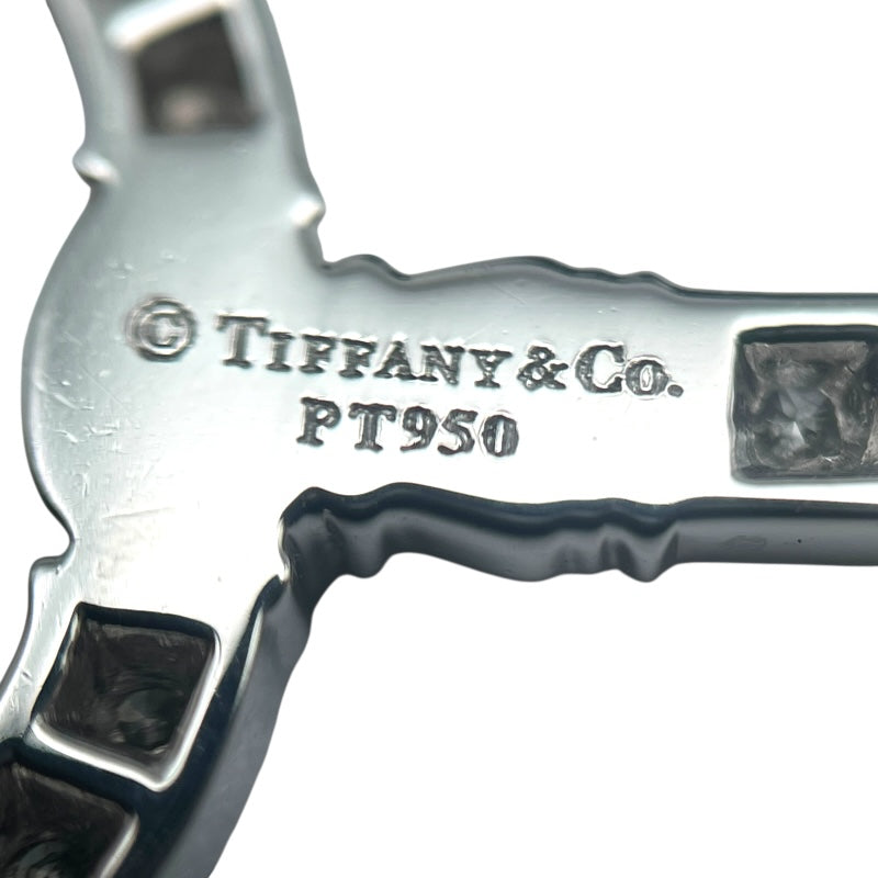 ティファニー TIFFANY＆CO オーバルキーネックレス ラージ プラチナ/ホワイトゴールド Pt950/Au750 ジュエリー