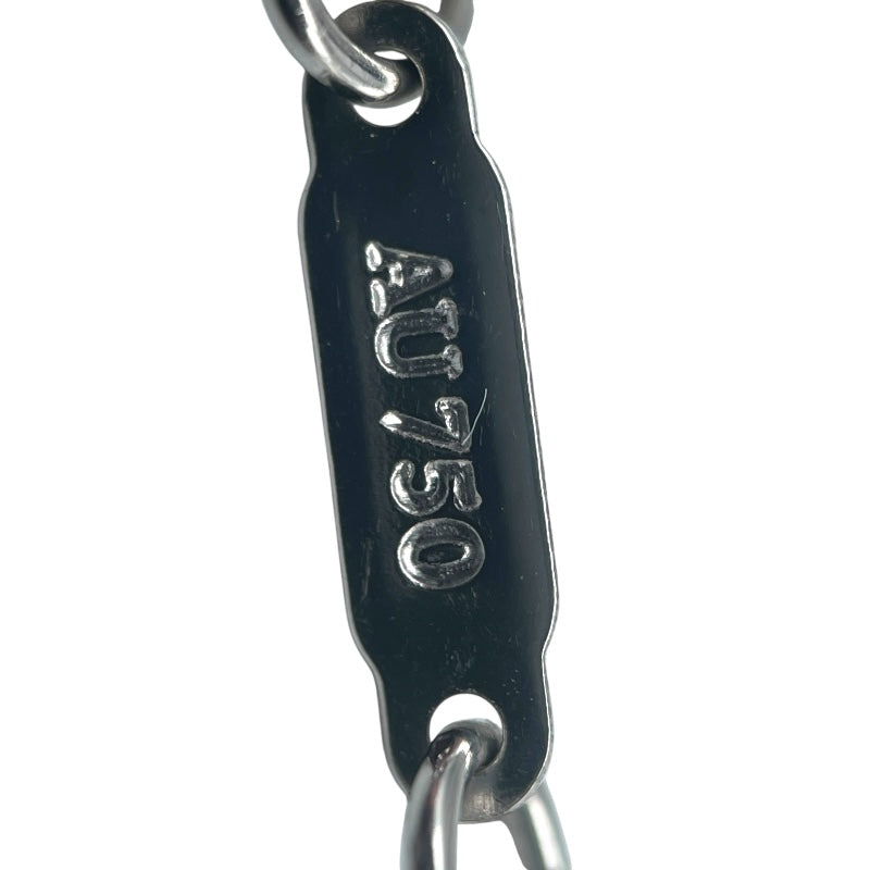 ティファニー TIFFANY＆CO オーバルキーネックレス ラージ プラチナ/ホワイトゴールド Pt950/Au750 ジュエリー