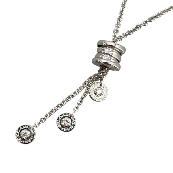 ブルガリ BVLGARI ビーゼロワンエレメントネックレス ホワイトゴールド 750 ジュエリー